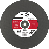 A24GP Power Abrasive Cut-Off Wheel, 20" x 5/32", 1" Arbor, Type 1, 3000 RPM Nuna Depot Inc.