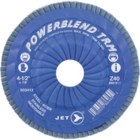 PowerBlend Trimmable Flap Disc, 5" x 7/8", Type 29, Z40 Grit, Zirconia Alumina Nuna Depot Inc.