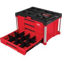 Boîte &agrave; outils avec 4 tiroirs PackOut, 16-3/10" x 22-1/5" x 14-3/10", Rouge Nuna Depot Inc.