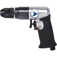 AD38VSR Perceuse pneumatique &agrave; vitesse variable, 6 pi³/min, 1/4" NPT, 3/8" mandrin, Sans cl&eacute; Nuna Depot Inc.