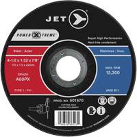 Power Xtreme Cut-Off Wheels, 5" x 1/16", 7/8" Arbor, Type 1, 12200 RPM Nuna Depot Inc.