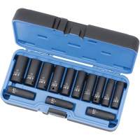 PS1338DM Jeux - douilles, 13 Mcx, Chocs, Prise de 3/8", Profond Nuna Depot Inc.