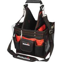 11" Electrical/Maintenance Tool Carrier with Parts Tray, Ballistic Polyester, Black/Red Nuna Depot Inc.