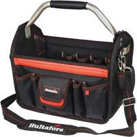 14" Open-Top Tool Carrier, Ballistic Polyester, Black/Red Nuna Depot Inc.