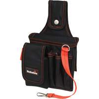 Petite poche pour technicien, Polyester balistique, Noir/Rouge Nuna Depot Inc.