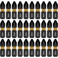 30-Piece FLEXTORQ&reg; Impact Driver Bit Set, Phillips, #2, 1/4" Drive Nuna Depot Inc.