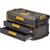 ToughSystem&reg; 2.0 Three-Drawer Unit, 21-4/5" x 12-3/10" x 12-3/5", Black/Yellow Nuna Depot Inc.
