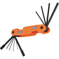 Pro Folding Hex Key Set, 10 Pcs., Metric Nuna Depot Inc.