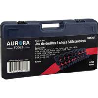 SAE Socket Set, 29 Pcs, Impact, 3/4" Drive Size Nuna Depot Inc.