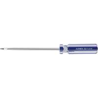 Blue Transparent Striped Slotted Screwdriver, 5/16" Tip, Round, Plastic Handle Nuna Depot Inc.