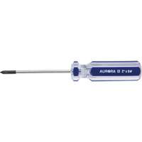 Tournevis Philips bleu transparent avec bandes, #0, Prise Plastique Nuna Depot Inc.