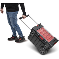 Coffre &agrave; outils roulant Arx, 23-4/5" x 16" x 15-3/5", Noir Nuna Depot Inc.