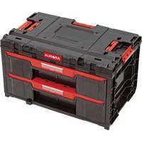 Arx&reg; 2-Drawer Toolbox, 23-1/10" x 15" x 13-2/5", Black Nuna Depot Inc.