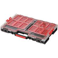 Arx&reg; Large Organizer with Bins, 21" x 15" x 3", Black Nuna Depot Inc.