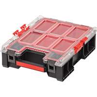 Arx&reg; Medium Tall Organizer with Bins, 10-2/5" x 14-3/10" x 4-1/5", Black Nuna Depot Inc.