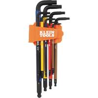Colour-Coded Extra-Long L Style Hex Key Caddy Set, 9 Pcs., Imperial Nuna Depot Inc.