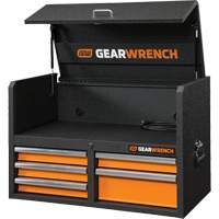 GSX Series Tool Chest, 36" W, 5 Drawers, Black/Orange Nuna Depot Inc.