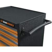 GSX Series Rolling Tool Cabinet, 6 Drawers, 36" W x 18-1/5" D x 37-2/5" H, Black/Orange Nuna Depot Inc.