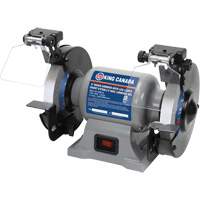 Bench Grinder with LED Lights, 6" Wheel Diameter, 3450 RPM Nuna Depot Inc.