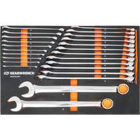 12-Point Long Pattern Combination Metric Wrench Set in Foam Storage Tray, Open-Ended, 24 Pieces, Metric Nuna Depot Inc.