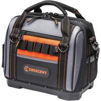 14" Tradesman Closed Top Tool Bag, Polyester, 32 Pockets, Black/Grey Nuna Depot Inc.