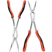 X2 Straight and Bent Long Nose Dual Material Plier Set, 2 Pieces Nuna Depot Inc.