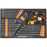 6-Point Combination Wrench and Hex Key Set in Foam Storage Tray Nuna Depot Inc.