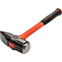 Fiberglass Blacksmith Hammer, 4 lbs Head Weight, 14" L Nuna Depot Inc.