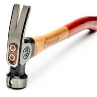 Milled-Face Framing Hammer, 22 oz., Wood Handle, 18" L Nuna Depot Inc.