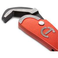 Cl&eacute; pour tuyau en acier auto-ajustable, Cap des m&acirc;choires 2-1/2", Longueur 16", Fini Rev&ecirc;tement en poudre, Prise Non-ergonomique Nuna Depot Inc.