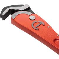 Cl&eacute; pour tuyau acier auto-ajustable, Cap des m&acirc;choires 1-1/2", Longueur 12", Fini Rev&ecirc;tement en poudre, Prise Non-ergonomique Nuna Depot Inc.