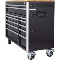 HDRC5212 HD Series Roller Cabinet, 12 Drawers, 51-1/4" W x 21" D x 40-3/10" H, Black Nuna Depot Inc.