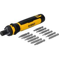 14-Piece Cordless Screwdriver Set with FLEXDRIVE Control, 4 V, 44 in-lbs/5 Nm Max. Torque Nuna Depot Inc.