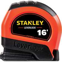 High-Visibility LEVERLOCK&reg; Tape Measure, 16', Imperial Graduations Nuna Depot Inc.