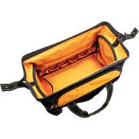 Sac &agrave; outils de 20" pour les professionnels, Nylon, 33 pochettes, Noir/Orange Nuna Depot Inc.