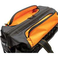 Sac &agrave; outils de 20" pour les professionnels, Nylon, 33 pochettes, Noir/Orange Nuna Depot Inc.