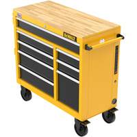 Heavy-Duty Mobile Workstation, 8 Drawers, 40" W x Yellow Nuna Depot Inc.
