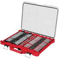Jeu de cliquets et douilles m&eacute;triques/SAE avec organisateur PACKOUT &agrave; profil bas, 98 Mcx, Prise de 3/8" Nuna Depot Inc.