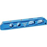 TRUE BLUE&reg; Die Cast Torpedo Level, 8" L, Aluminum, 4 Vials, Magnetic Nuna Depot Inc.