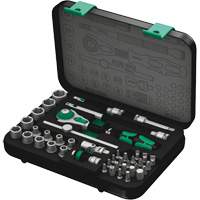 8100 SA 2 Zyklop Speed Ratchet Set, 42 Pcs, 3/8" Drive Size Nuna Depot Inc.
