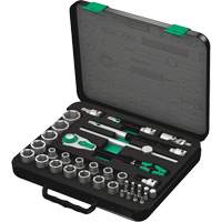8100 SC 2 Zyklop Speed Ratchet Set, 37 Pcs, 3/8" Drive Size Nuna Depot Inc.