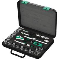 8100 SB 4 Zyklop Speed Ratchet Set, 38 Pcs, 3/8" Drive Size Nuna Depot Inc.