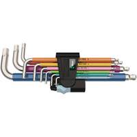 3950/9 Hex-Plus Multicolour Stainless 1 L-Key Set, 9 Pcs., Metric Nuna Depot Inc.