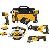 XR&reg; Cordless Brushless 6-Tool Combo Kit , Lithium-Ion, 20 V Nuna Depot Inc.