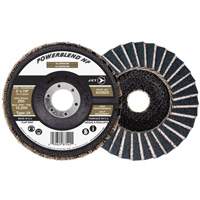 POWERBLEND NF Flap Disc, 5" x 7/8", Type 29, Z60 Grit, Zirconia Alumina Nuna Depot Inc.