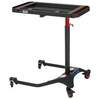 JUHT-100A Adjustable-Height Under-Hood ABS Tool Tray, 0 Drawers, 18-7/10" L x 31-17/20" W x 48-2/5" H, Black Nuna Depot Inc.