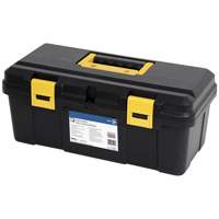 Coffre &agrave; outils portatif en plastique JPTB-19, 19" la x 9" p x 8" h, Noir Nuna Depot Inc.