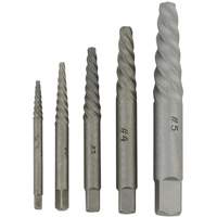 JSSE-5S Spiral-Type Screw Extractor Set, Alloy Steel Nuna Depot Inc.
