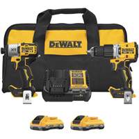 XR&reg; 2-Tool Hammer Drill/Impact Combo Kit with POWERPACK Batteries, Lithium-Ion, 20 V Nuna Depot Inc.