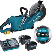 Tronçonneuse &agrave; meule &eacute;lectrique 40?V?max XGT sans balais avec trousse de batteries 8,0?Ah , 9", 40 V Nuna Depot Inc.